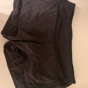 Size 4 black Lululemon speed up shorts!